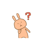 ウサギとリンゴとときどき女の子（個別スタンプ：6）