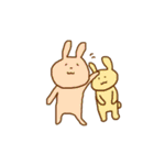 ウサギとリンゴとときどき女の子（個別スタンプ：11）