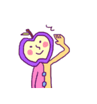 ウサギとリンゴとときどき女の子（個別スタンプ：32）