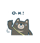 Dog and Bear working day（個別スタンプ：2）