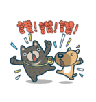 Dog and Bear working day（個別スタンプ：3）