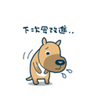 Dog and Bear working day（個別スタンプ：20）