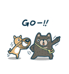 Dog and Bear working day（個別スタンプ：39）