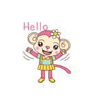 Pinky Monkey（個別スタンプ：1）