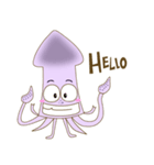 cute squidy（個別スタンプ：1）