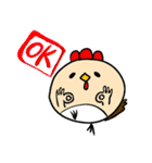 Han-Ji,a silly chicken~（個別スタンプ：19）