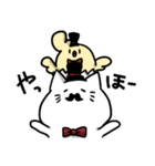 ひげ猫とから鳥（個別スタンプ：29）