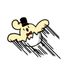 ひげ猫とから鳥（個別スタンプ：32）