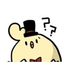 ひげ猫とから鳥（個別スタンプ：36）