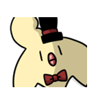 ひげ猫とから鳥（個別スタンプ：37）