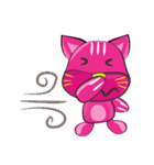 Si Pinky Pussycat（個別スタンプ：40）