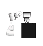 White box（個別スタンプ：18）
