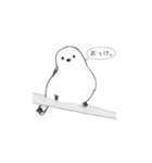 クールなトリたち、そしてネコ（個別スタンプ：3）