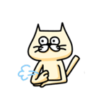 表情のみでおくる猫の日常（個別スタンプ：4）