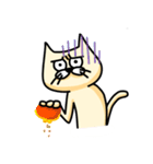 表情のみでおくる猫の日常（個別スタンプ：10）