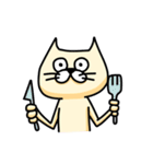 表情のみでおくる猫の日常（個別スタンプ：14）