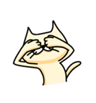 表情のみでおくる猫の日常（個別スタンプ：19）
