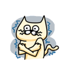 表情のみでおくる猫の日常（個別スタンプ：22）