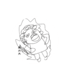 Curly hair aunt（個別スタンプ：5）
