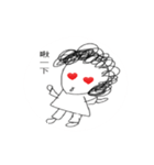 Curly hair aunt（個別スタンプ：10）