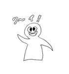 手書きの素朴な人物（個別スタンプ：1）