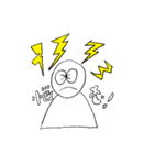 手書きの素朴な人物（個別スタンプ：3）