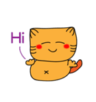 Cute little cat for a happy life（個別スタンプ：7）