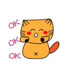 Cute little cat for a happy life（個別スタンプ：16）