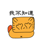 Cute little cat for a happy life（個別スタンプ：19）