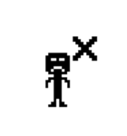 ブラックドットマン（個別スタンプ：2）