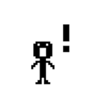 ブラックドットマン（個別スタンプ：3）