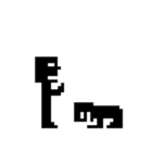 ブラックドットマン（個別スタンプ：18）