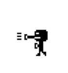 ブラックドットマン（個別スタンプ：21）