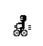 ブラックドットマン（個別スタンプ：23）