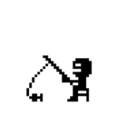ブラックドットマン（個別スタンプ：24）