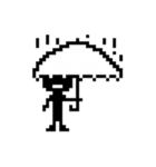 ブラックドットマン（個別スタンプ：28）