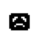 ブラックドットマン（個別スタンプ：33）
