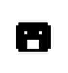 ブラックドットマン（個別スタンプ：37）
