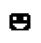 ブラックドットマン（個別スタンプ：39）
