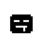 ブラックドットマン（個別スタンプ：40）