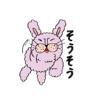 ＆g'aime 公式キャラクターアンジェムうさぎ（個別スタンプ：7）