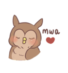 Owly's busy life（個別スタンプ：4）