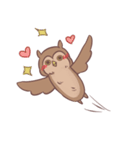 Owly's busy life（個別スタンプ：7）