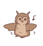 Owly's busy life（個別スタンプ：9）