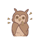 Owly's busy life（個別スタンプ：20）