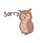 Owly's busy life（個別スタンプ：30）