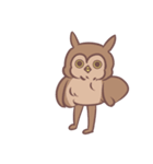 Owly's busy life（個別スタンプ：36）