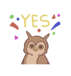 Owly's busy life（個別スタンプ：38）