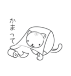 ペーパーにゃんこ（個別スタンプ：11）