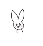 しろーいうさぎ（個別スタンプ：19）